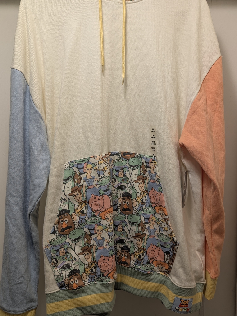 Disney Toy Story hoodie size Extra Large unisex NWT